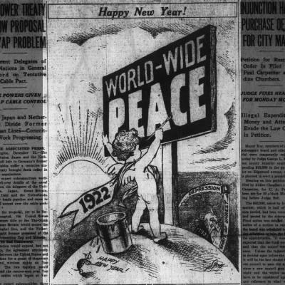 A Happy New Year 1922 - The Atlanta Constitution